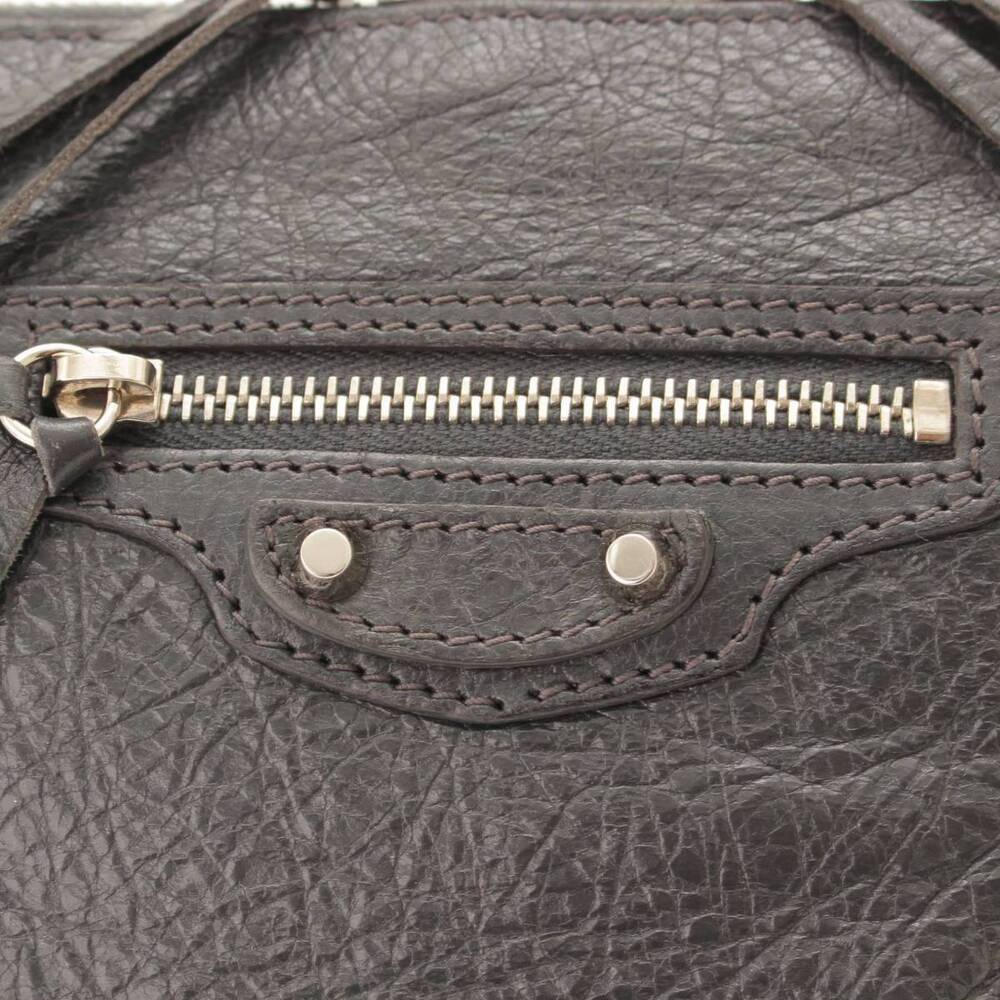 Balenciaga Leather Chain Shoulder Bag Gray - Picture 7 of 8
